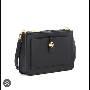 Tory Burch Walker Black Crossbody Bag